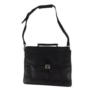 Wilsons The Leather Experts Unisex Adults Brown Genuine Leather Crossbody Bag
